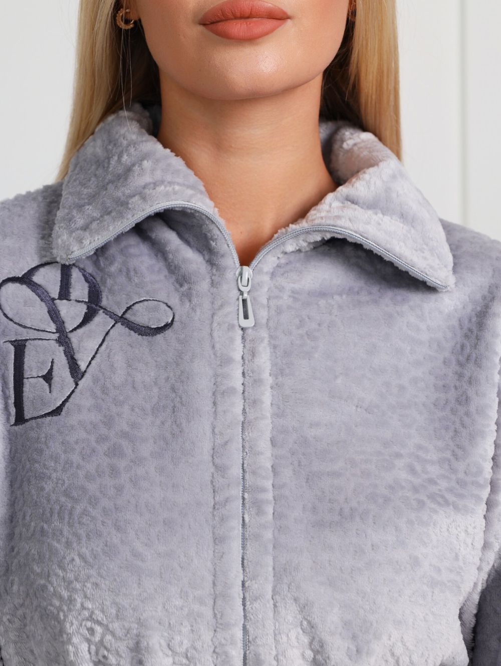 Халат Лео-1 Виотекс СЕРЫЙ