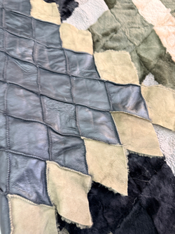 Покрывало меховое ковер из шкуры овчины