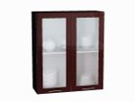 Шкаф верхний с 2-мя остекленными дверцами Валерия-М