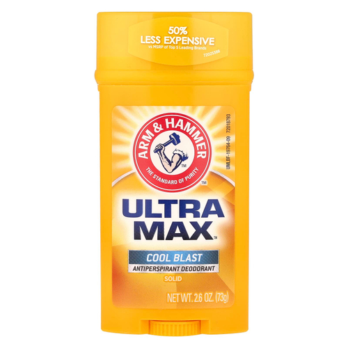 Arm & Hammer, UltraMax, твердый дезодорант-антиперспирант для мужчин, свежий аромат, 73 г (2,6 унции)
