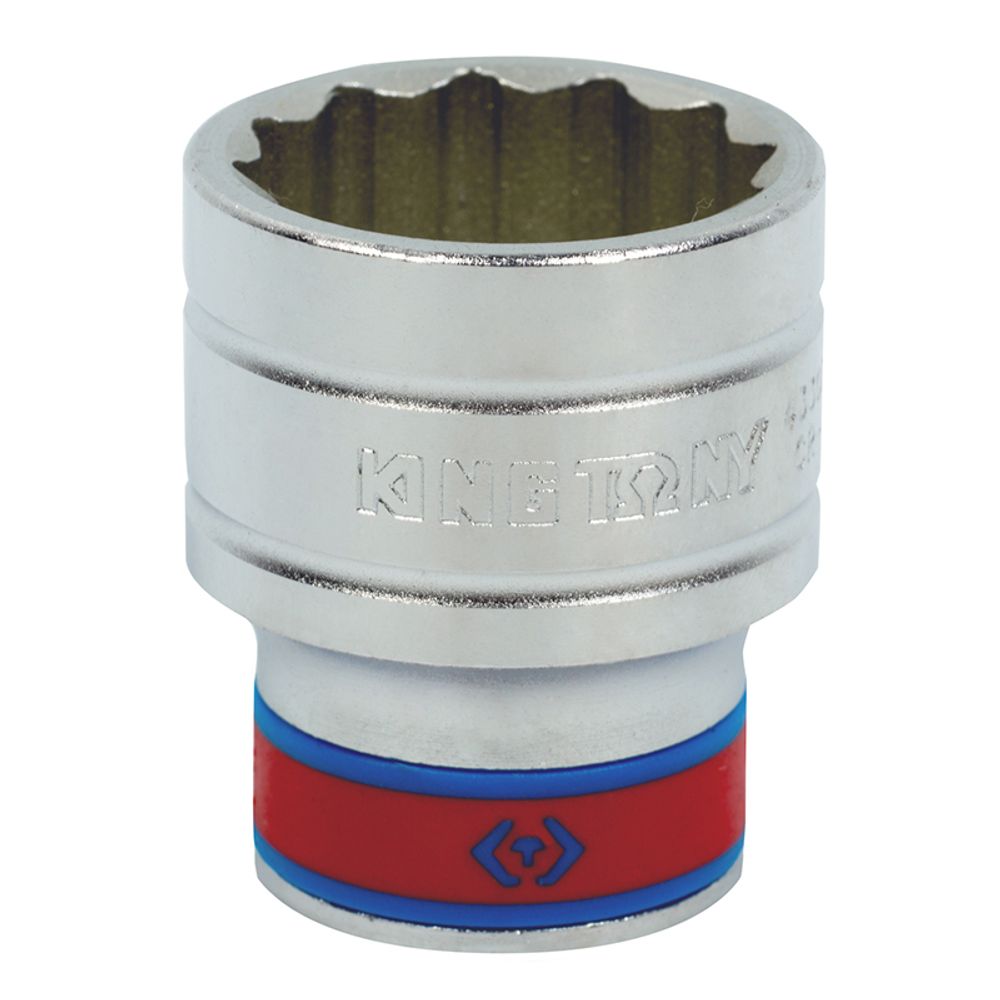 KING TONY (433036S) Головка торцевая стандартная двенадцатигранная 1/2", дюймовая 1-1/8"
