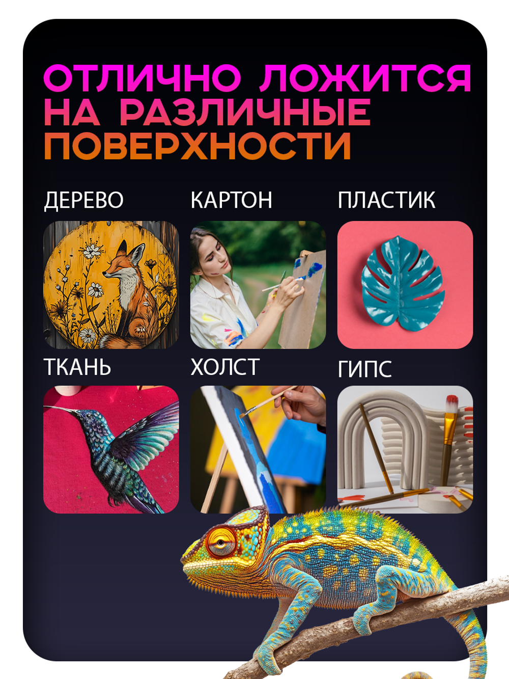 Акриловая краска Chameleon «Сливовый аромат»