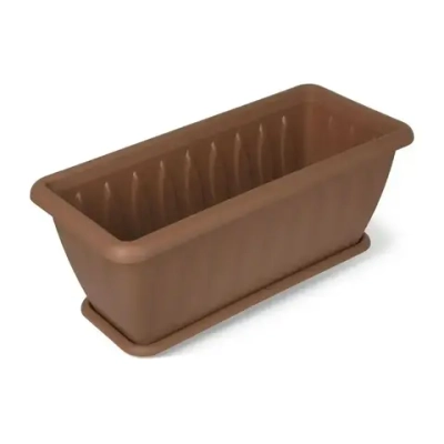 Ящик для растений Фелиция терракот 40см с поддоном