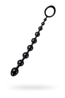 Анальная цепочка A-Toys by TOYFA Talis, TPR, черный, 28,3 см