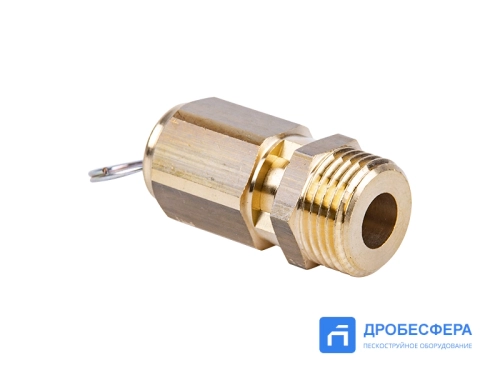 Клапан предохранительный воздушный 25 бар | 2,5 МПА | G 1/2" с кольцом