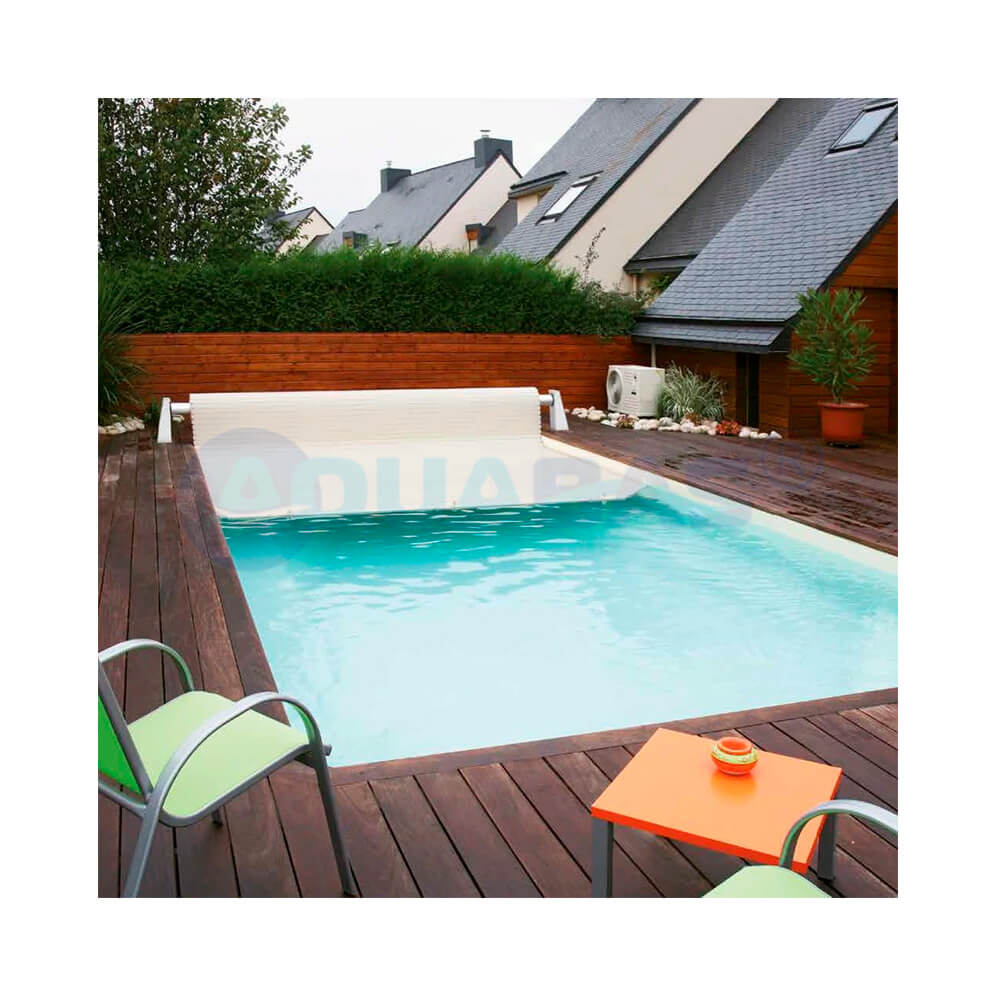 Ручное сматывающее устройство ROLLEASY-2 для бассейна 3,5х12,5м (стойки белые) (V-EAHF04532)