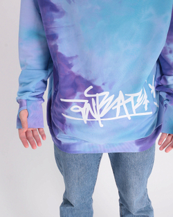 Толстовка ANTEATER Hoodie-Tie-Dye-Blue