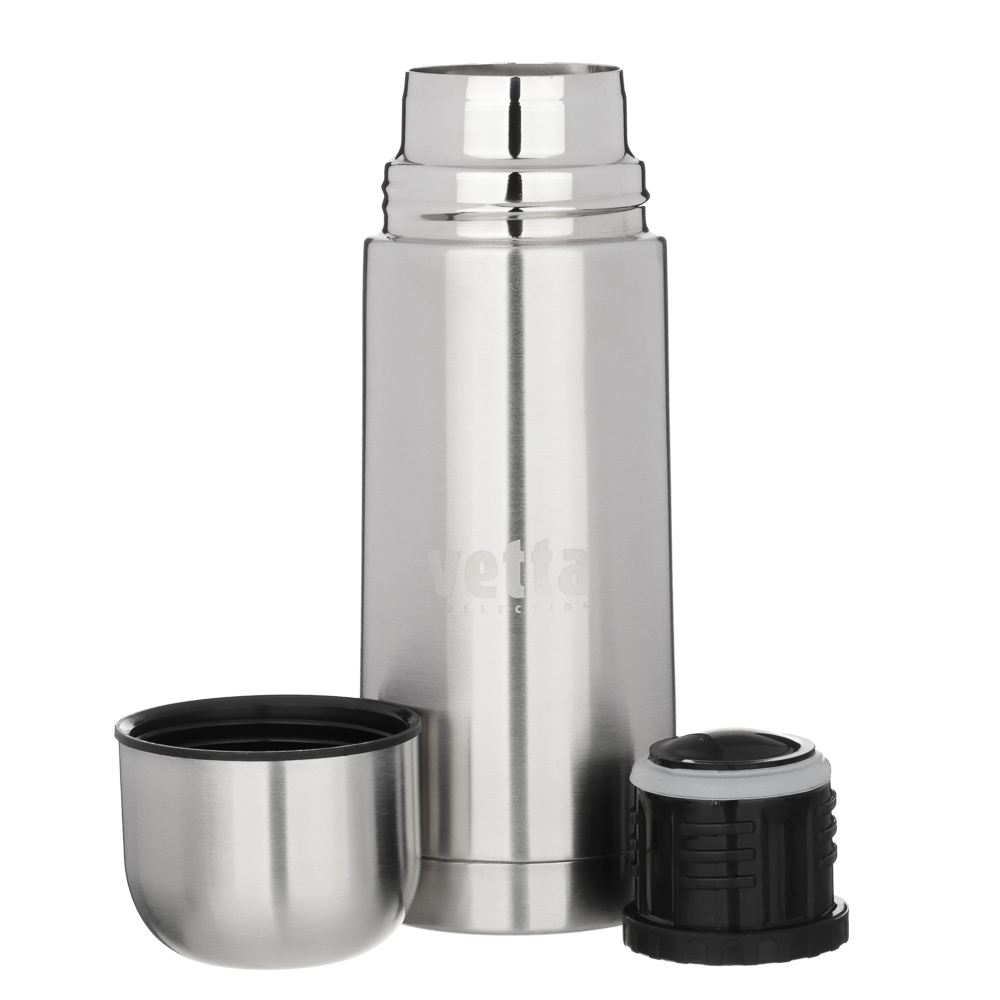 VETTA Термос 0,35л "Буллет" для напитков, серебристый, нержавеющая сталь