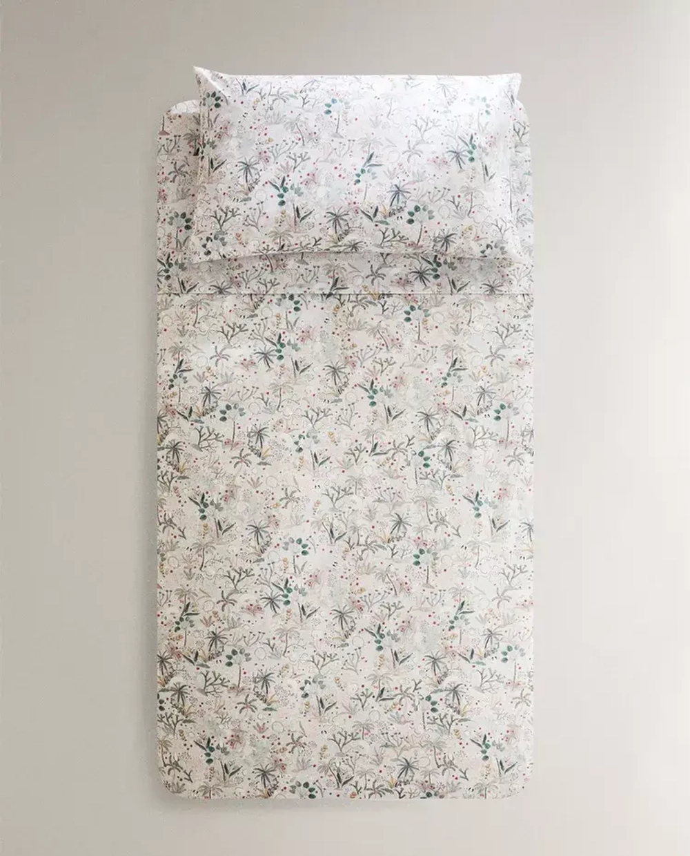 ZARA HOME ДЕТСКИЙ ПОДОДЕЯЛЬНИК С ПРИНТОМ, РАЗНОЦВЕТНЫЙ