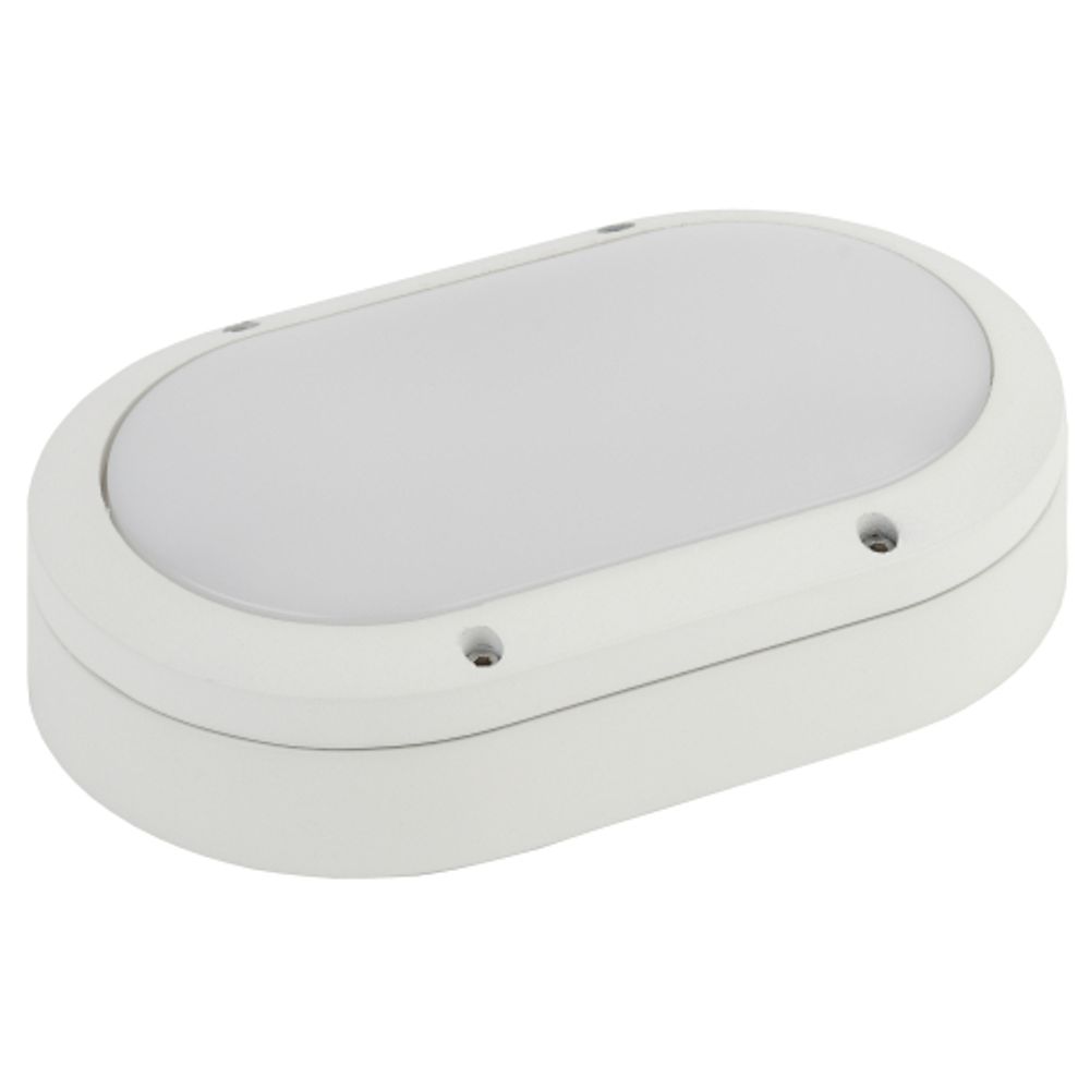 Светильник ЖКХ светодиодный ЭРА SPB-7-12-O антивандальный IP65 12Вт 1140Лм 5000К 220х135 ОВАЛ | Светильники для ЖКХ IP65