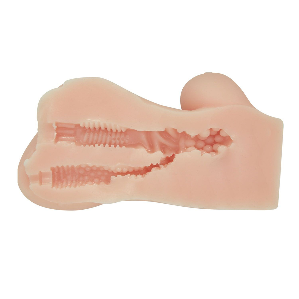 Телесный мастурбатор мини-торс Hannah (Цвет: телесный)