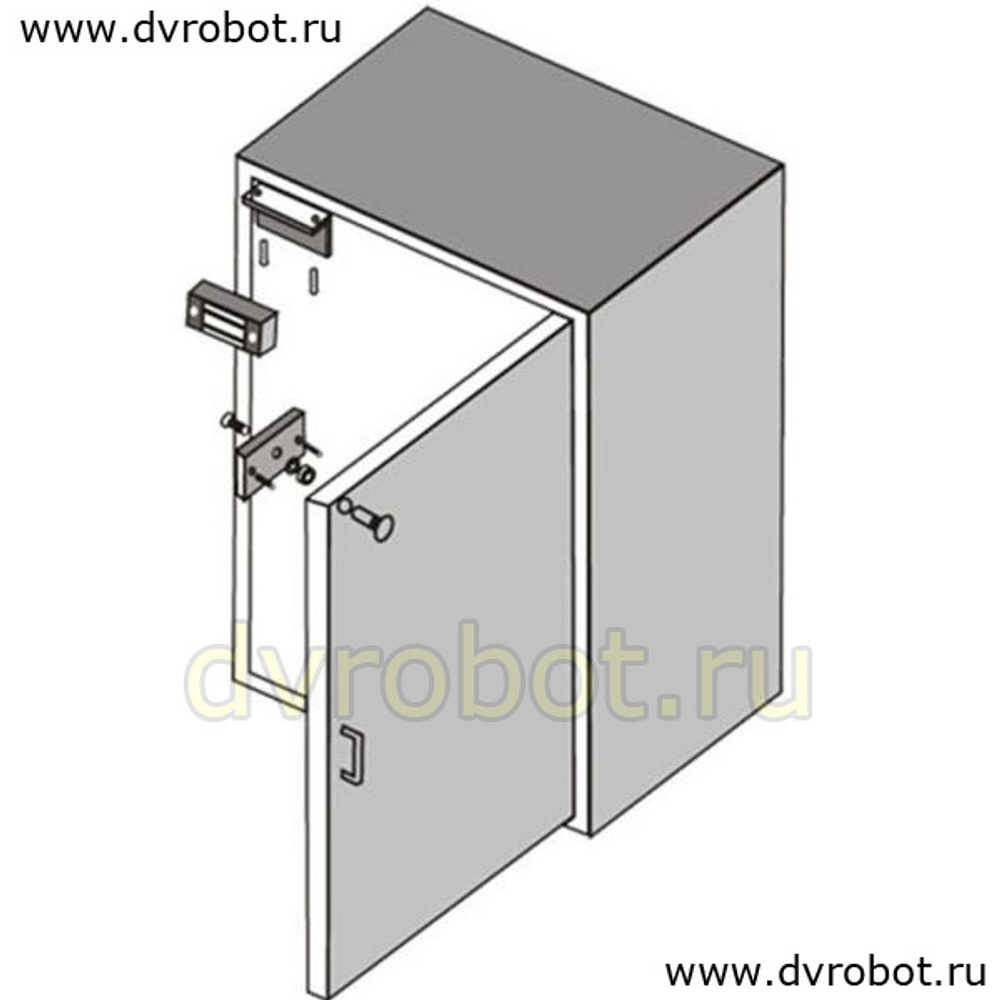 Магнитный замок поверхностный 12V-60Кг