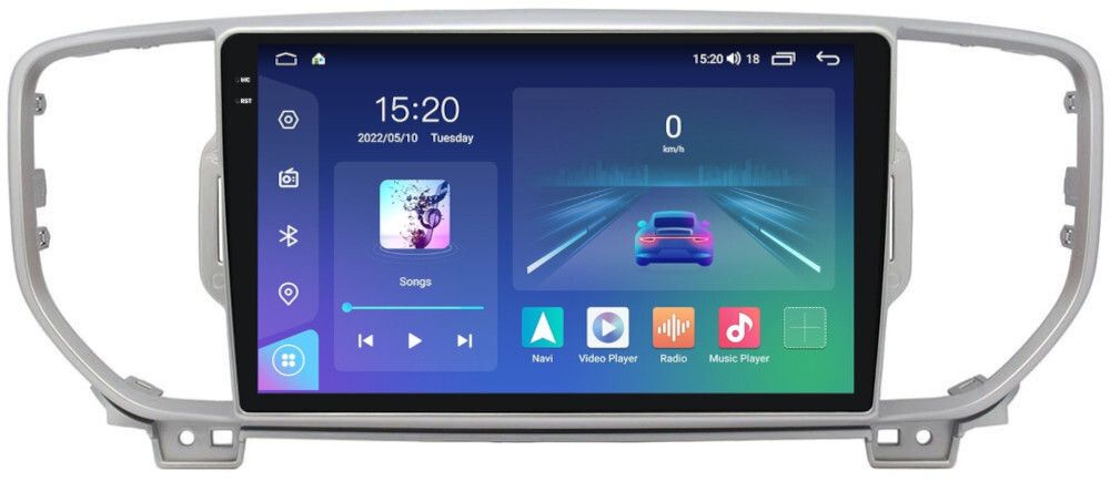 Магнитола для KIA Sportage 2016-2018 - Parafar PF576LUX2U2K на Android 13, QLED+2K, ТОП процессор, 8Гб+128Гб, CarPlay, 4G SIM-слот