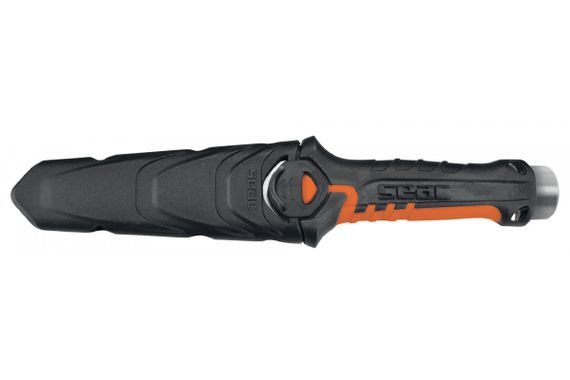 Нож Seac Rapid черно-оранжевый