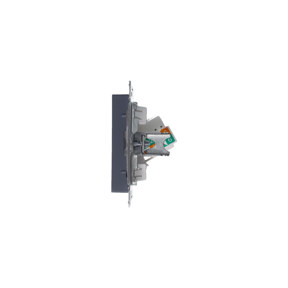 ATLASDESIGN РОЗЕТКА компьютерная RJ45, кат. 5Е, механизм, ГРИФЕЛЬ