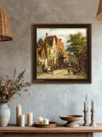 Картина серии "Голландия" настенная для интерьера 46*46 см