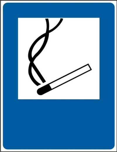 Знак "Курить здесь"