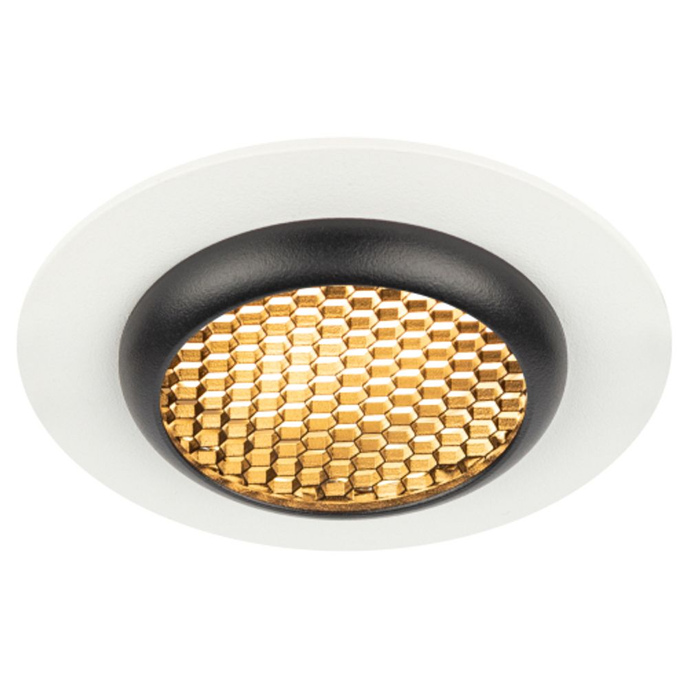 Встраиваемый светильник алюминиевый ЭРА KL109 WH/BK MR16 GU5.3 белый/черный матовый