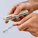 Инструмент для удаления оболочки кабелей передачи данных 125 мм Knipex 16 65 125 SB