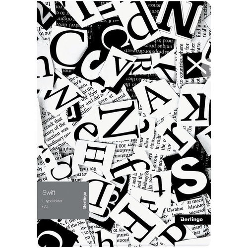 Папка-уголок Berlingo "Swift" А4, 200мкм, с рисунком LFp_A4061