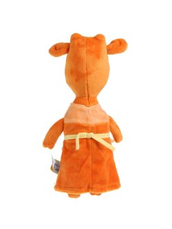 Игрушка мягкая Оранжевая корова мама 27см с музыкальным чипом