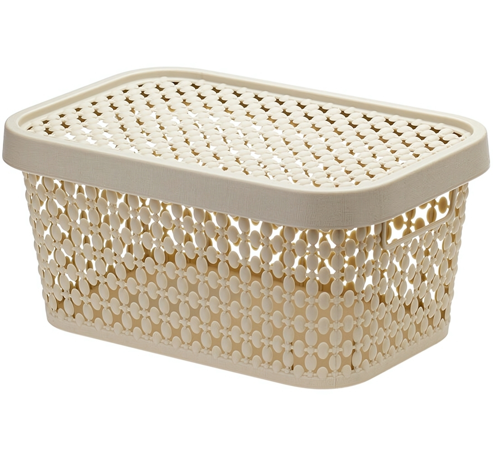 Коробка для хранения с крышкой "Пирула" 1,5л 190х130х90мм М2347