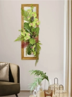 Искусственные цветы для декора стен