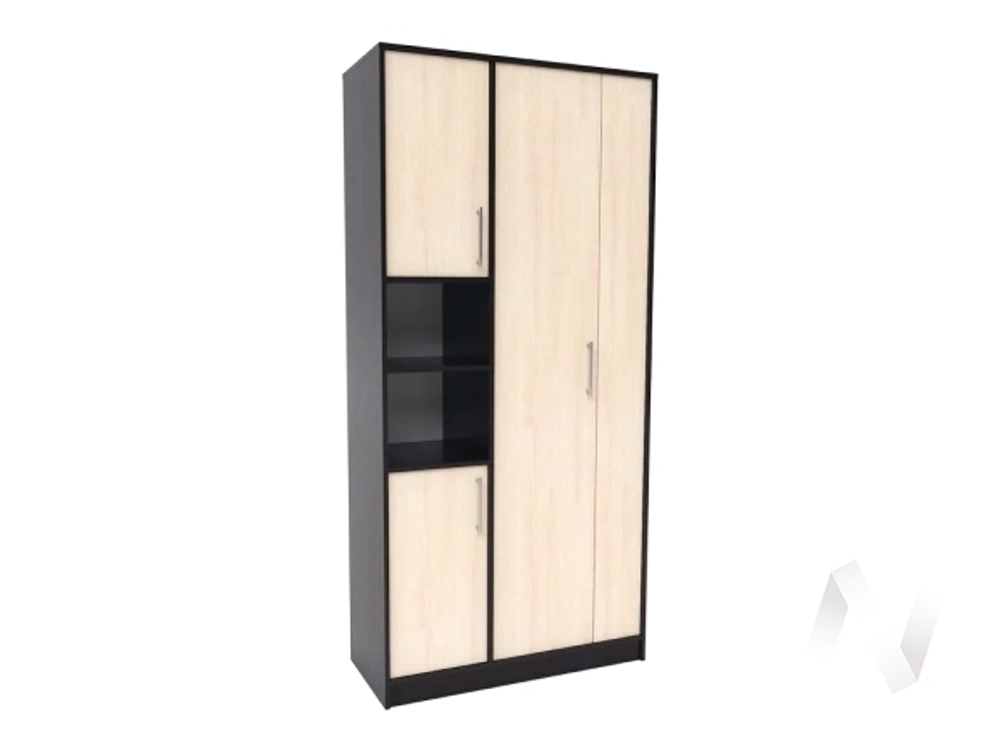 Шкаф комбинированный сек №31 Прихожая ДИАНА-4 (венге/дуб молочный)