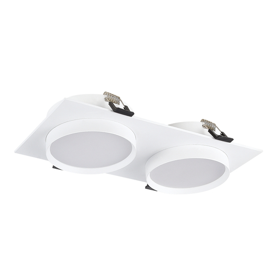 Светильник встраиваемый светодиодный, белый, Встраиваемые светильники, GX53, 50