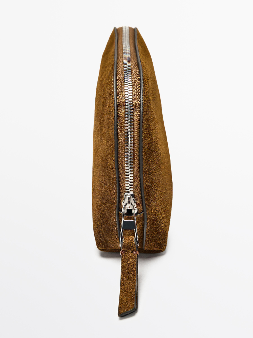 Massimo Dutti Замшевый несессер, золотой