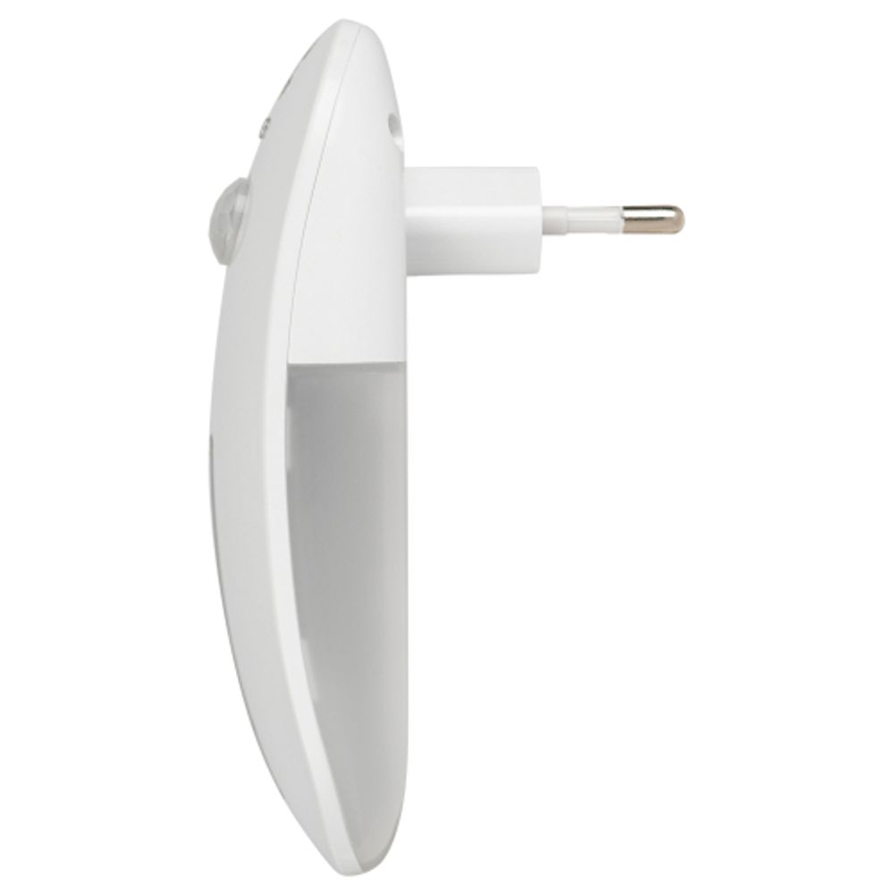 Ночник - светильник светодиодный ЭРА NN-621-LS-MS-W в розетку с датчиком освещенности и датчиком движения белый