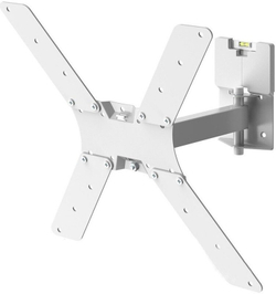 Кронштейн для телевизора Holder LCD-5520-B белый 32;-55; макс.45кг настенный поворотно-выдвижной и наклонный