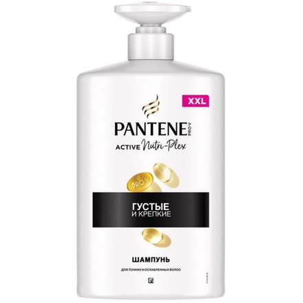 Шампунь Pantene Active Nutri-Plex Густые и крепкие 900 мл