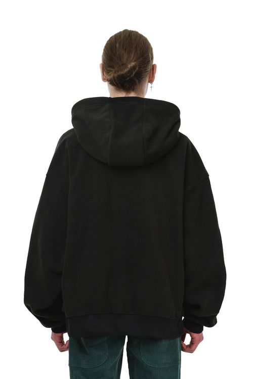 Худи Zip Original fleece черное