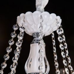 Citilux Финка CL353161 Люстра стеклянная подвесная Белая