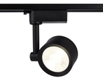 Трековый однофазный светодиодный светильник GL6391 BK черный LED 7W 4200K 24°