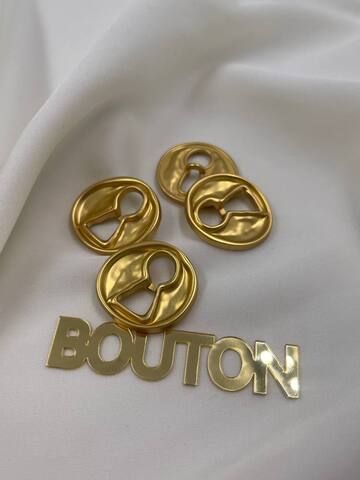Пуговицы Скиапар. золотистые 