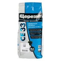 Затирка Церезит CE 33 comfort белая 2 кг