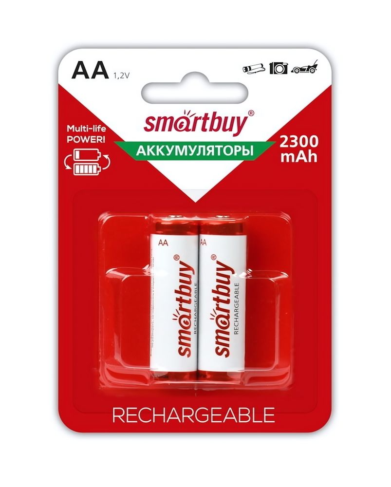Аккумулятор Smartbuy R06 2300 mAh BL/2 (комплект 2 шт)