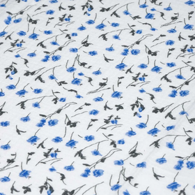 Ткань Муслин "Цветы" 100 % хлопок 150 см  135 гр/м²