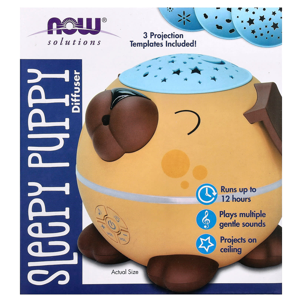 NOW Foods, Solutions, диффузор Sleepy Puppy, 1 диффузор