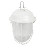 Светильник ЭРА НСП 02-100-003 с решеткой Желудь сталь стекло IP54 E27 max 100Вт 172х262х275 белый