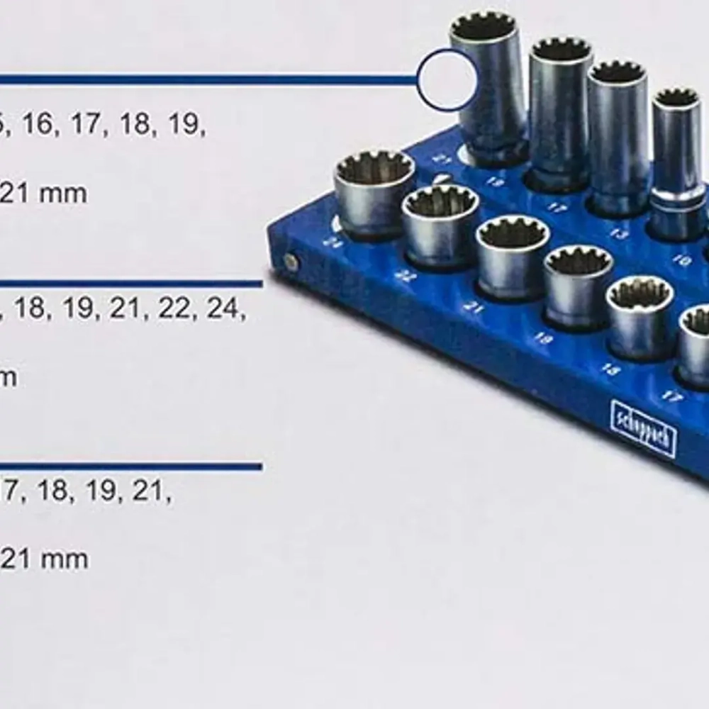 Набор головок 22пр. 1/2'' Scheppach Sch-50221Q