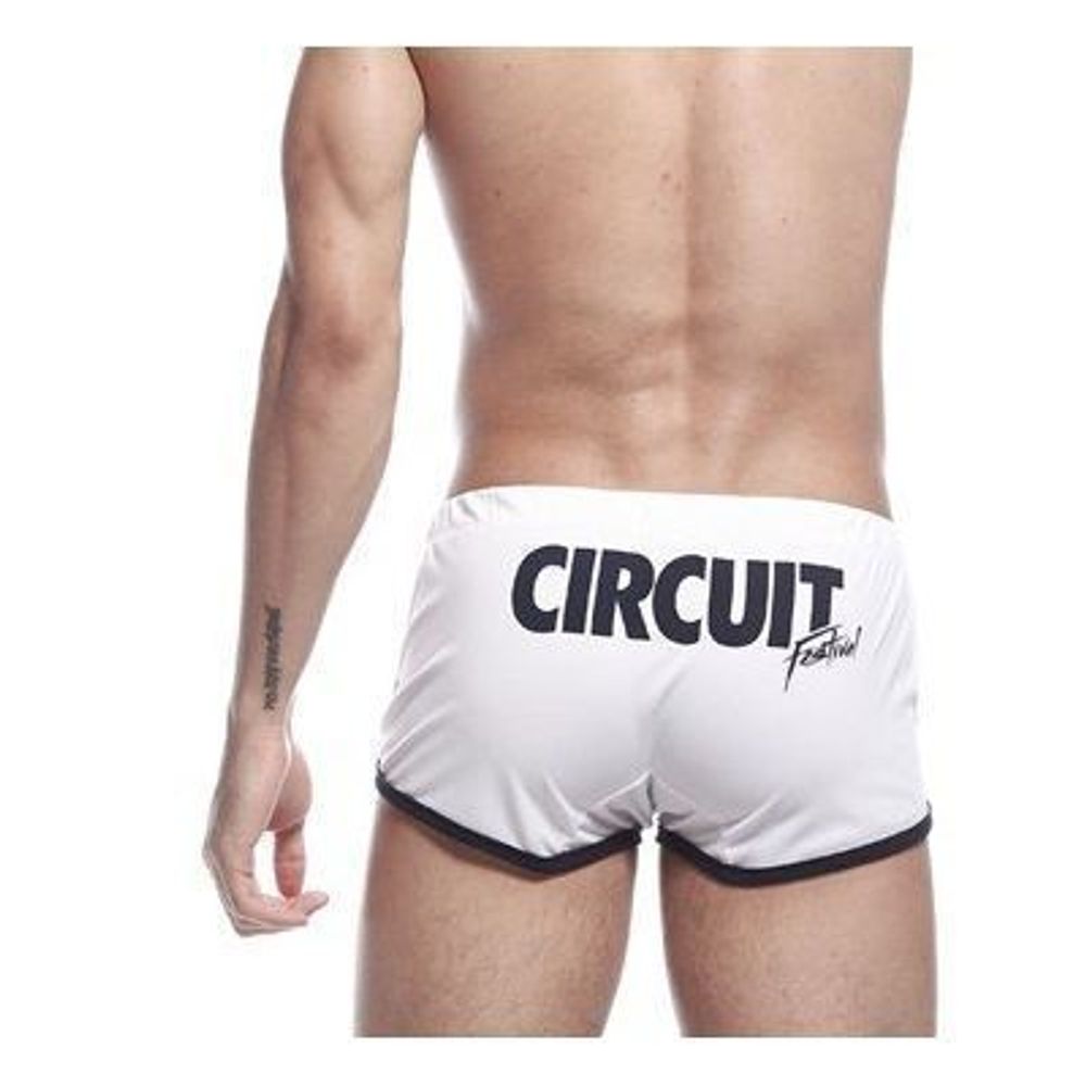 Мужские шорты для дома белые Seobean Circuit Festival Home White Shorts 40502