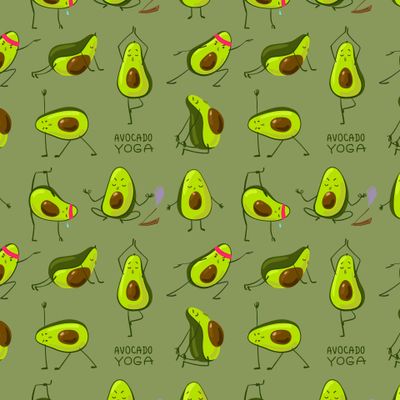 Avocado yoga