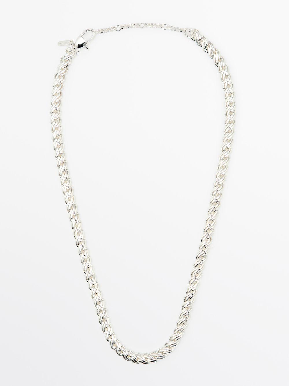 Massimo Dutti Серебристая цепочка, серебряный