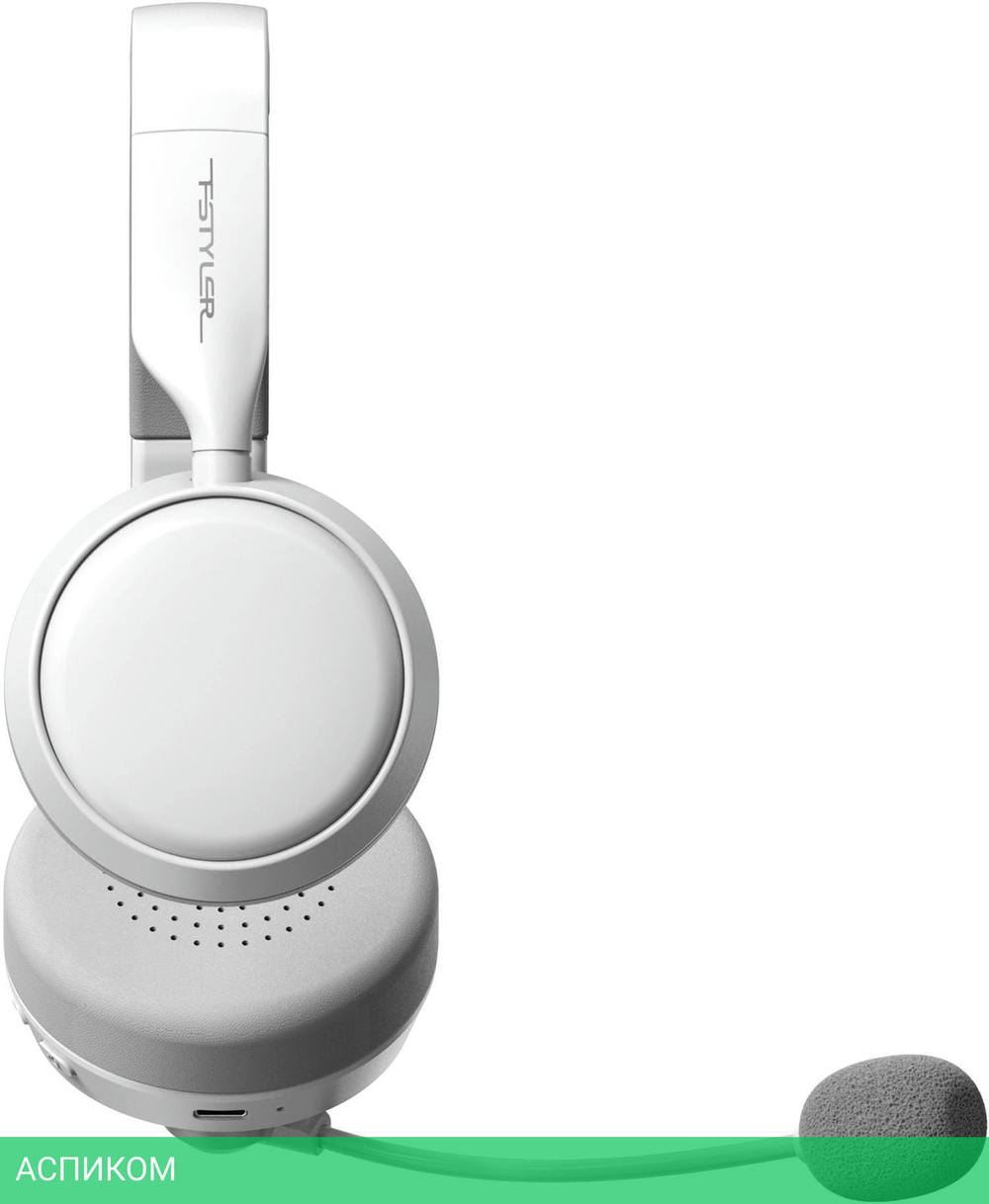 Наушники A4Tech BH230 белый/серый (BH230 WHITE)