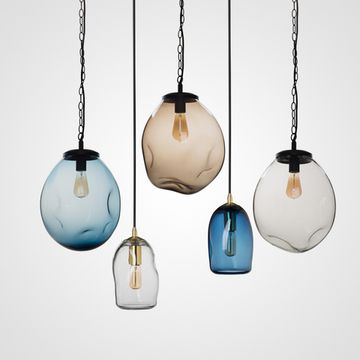 Минималистский светильник-подвес в современном стиле из стекла ручной работы GLASSBALL 4