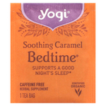 Yogi Tea, Bedtime, успокаивающая карамель, без кофеина, 16 чайных пакетиков, 30 г (1,07 унции)