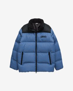 Пуховик Downjacket RF Print синий